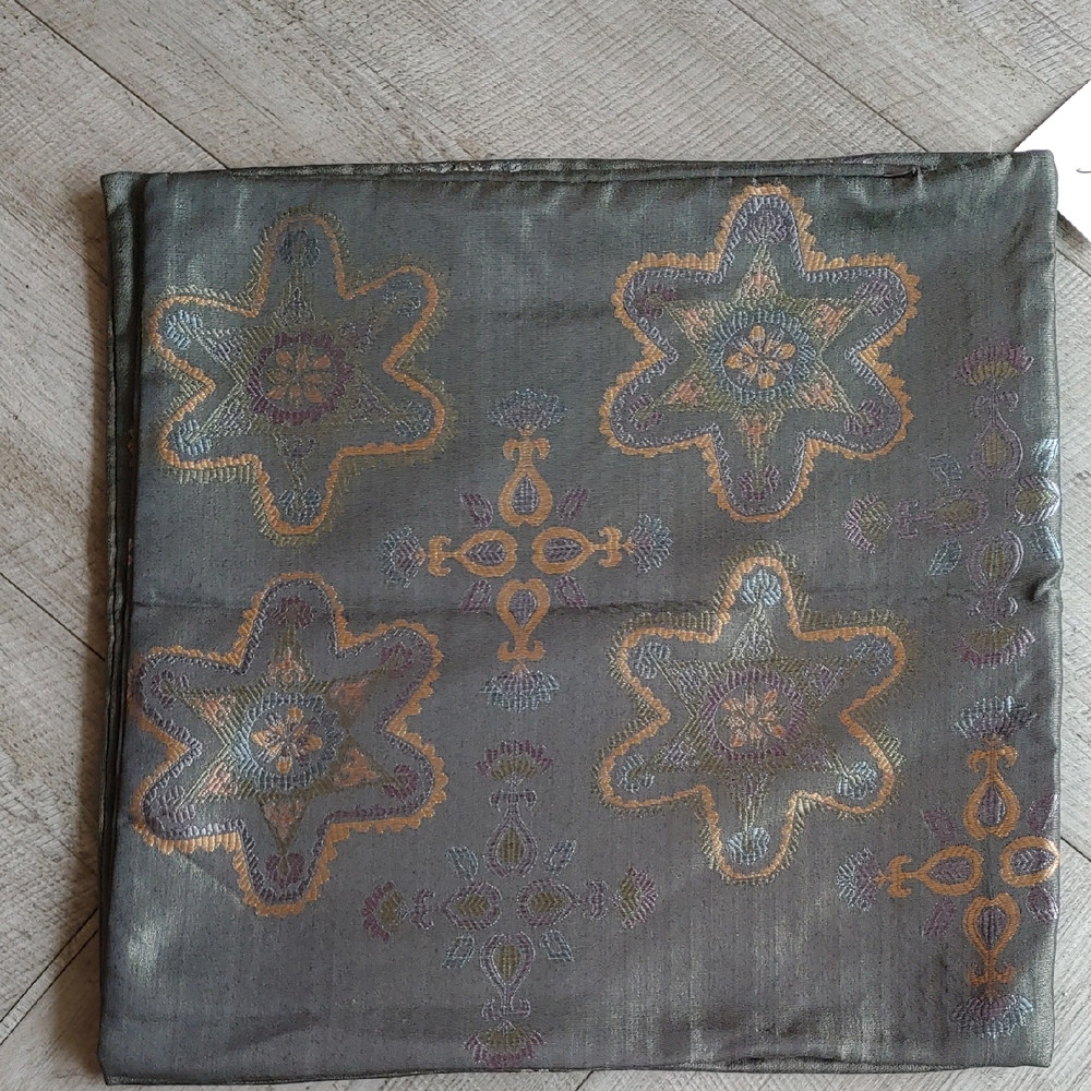 Embroidered Decorative Pillow Cover
